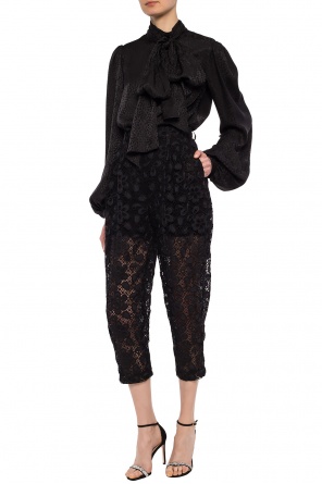 Floral see-through trousers, zdjęcie 2 Floral see-through trousers od Dolce & Gabbana